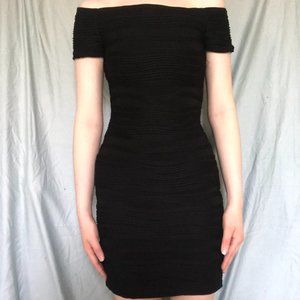 XS Little Black Dress Night Out Party Club Tight Short Dress. Brat Star Dress